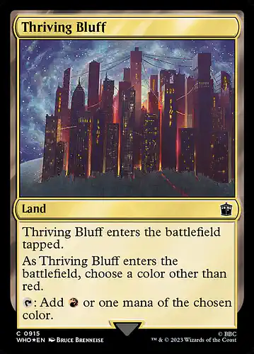 Thriving Bluff - who Spoiler