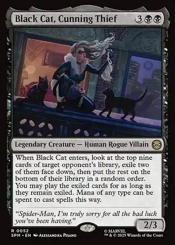 Black Cat, Cunning Thief - spm Spoiler
