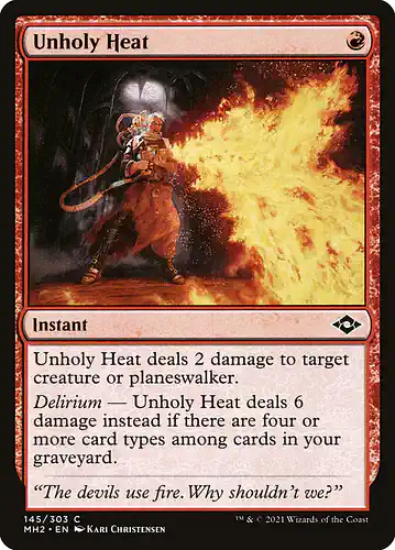 Unholy Heat - mh2 Spoiler