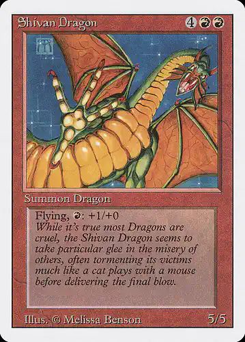 Shivan Dragon - 3ed Spoiler