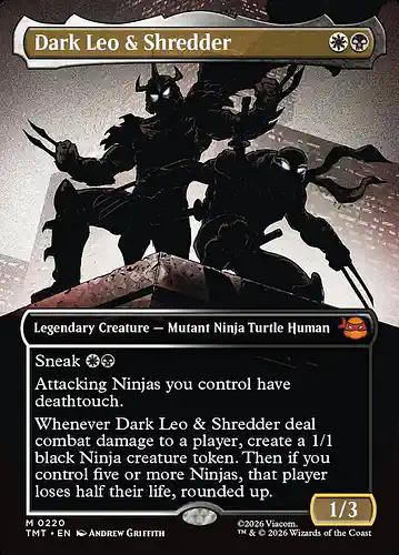 Dark Leo & Shredder - tmt Spoiler