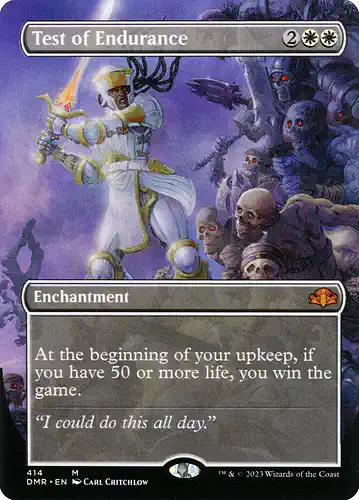 Test of Endurance - dmr Spoiler
