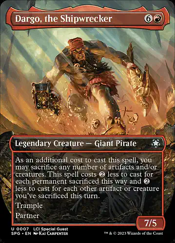 Dargo, the Shipwrecker - spg Spoiler