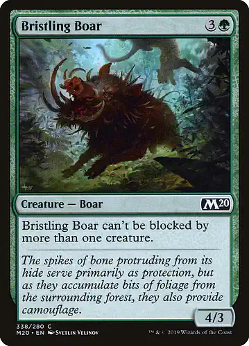 Bristling Boar - m20 Spoiler