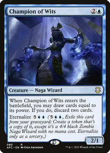 Champion of Wits - afc Spoiler