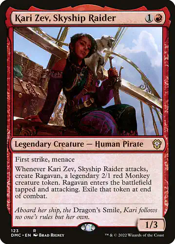 Kari Zev, Skyship Raider - dmc Spoiler