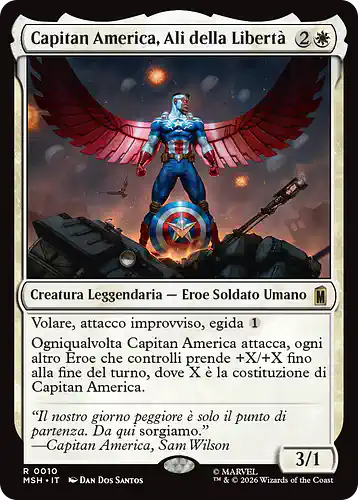Captain America, Wings of Freedom - msh Spoiler