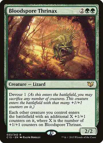 Bloodspore Thrinax - c15 Spoiler