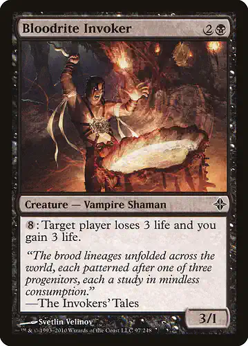 Bloodrite Invoker - roe Spoiler