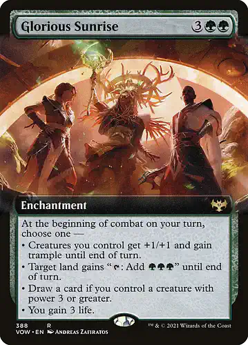 Glorious Sunrise - vow Spoiler