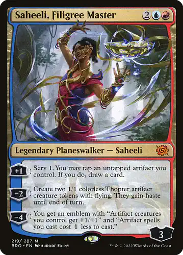 Saheeli, Filigree Master - bro Spoiler