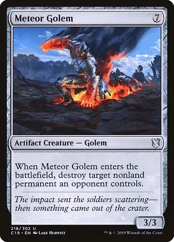 Meteor Golem - c19 Spoiler