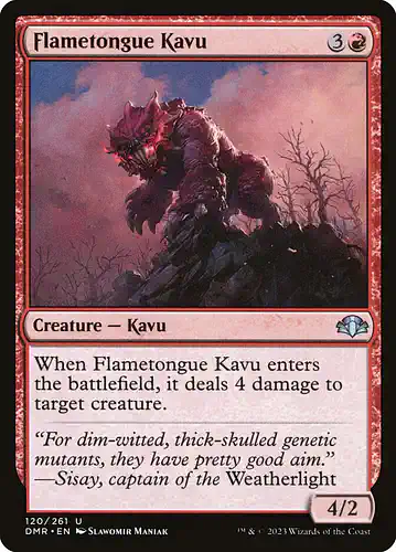 Flametongue Kavu - dmr Spoiler