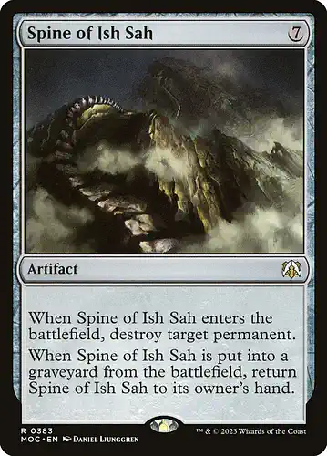 Spine of Ish Sah - moc Spoiler