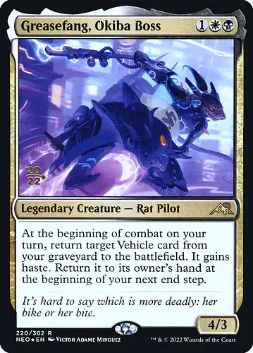 Greasefang, Okiba Boss - neo Spoiler