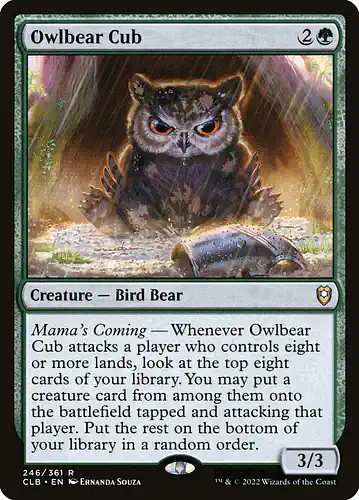 Owlbear Cub - clb Spoiler