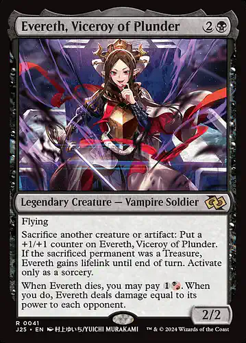 Evereth, Viceroy of Plunder - j25 Spoiler