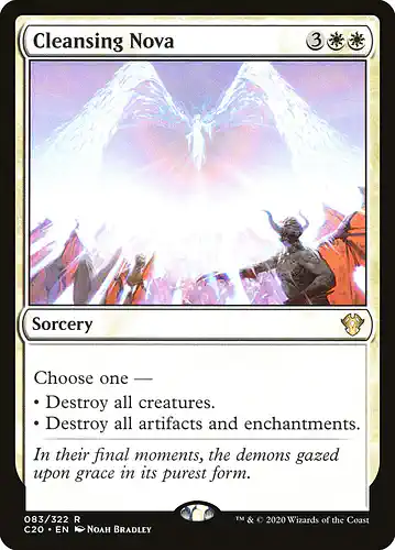 Cleansing Nova - c20 Spoiler