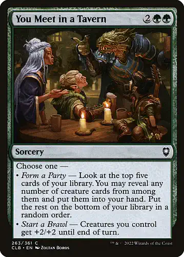 You Meet in a Tavern - clb Spoiler
