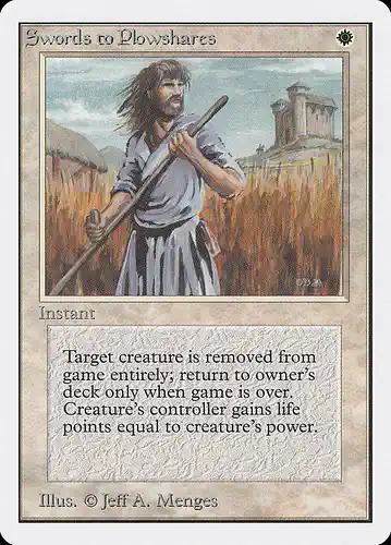 Swords to Plowshares - 2ed Spoiler