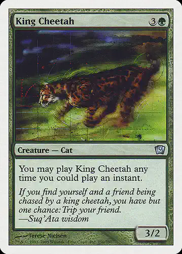 King Cheetah - 9ed Spoiler