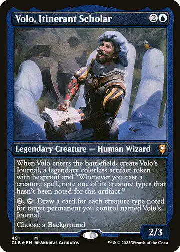 Volo, Itinerant Scholar - clb Spoiler