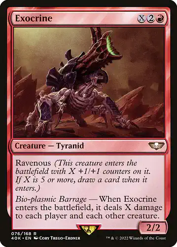 Exocrine - 40k Spoiler