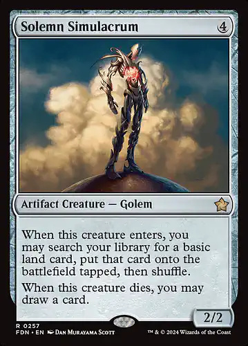 Solemn Simulacrum - fdn Spoiler