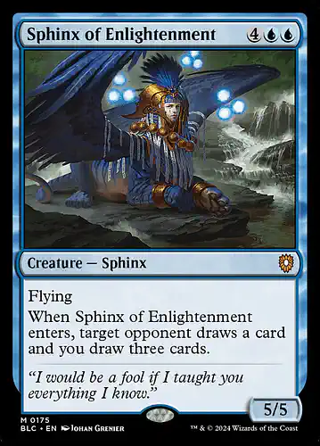 Sphinx of Enlightenment - blc Spoiler