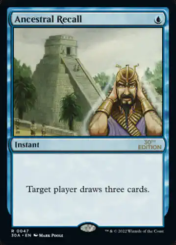 Ancestral Recall - 30a Spoiler