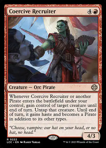 Coercive Recruiter - lcc Spoiler