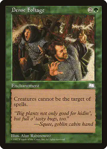 Dense Foliage - wth Spoiler
