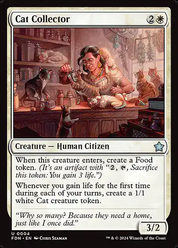 Cat Collector - fdn Spoiler