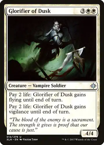 Glorifier of Dusk - xln Spoiler
