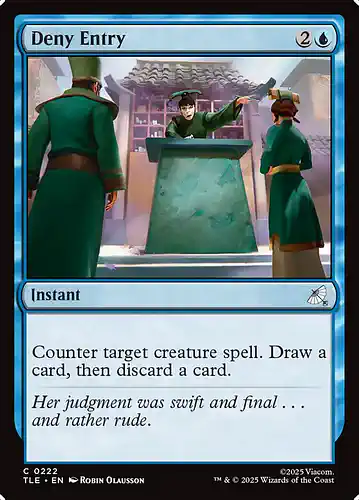 Deny Entry - tle Spoiler