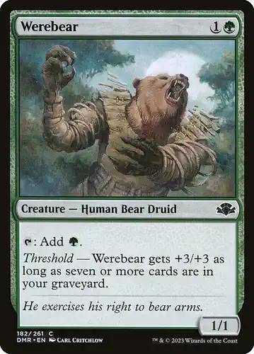 Werebear - dmr Spoiler