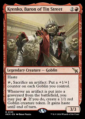 Krenko, Baron of Tin Street - mkm Spoiler