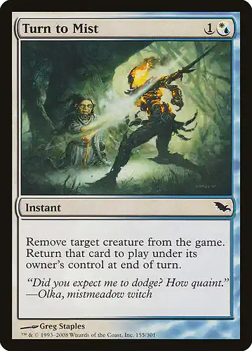 Turn to Mist - shm Spoiler