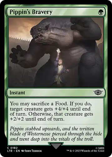 Pippin's Bravery - ltr Spoiler