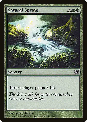 Natural Spring - 9ed Spoiler