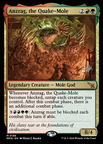 Anzrag, the Quake-Mole - mkm Spoiler