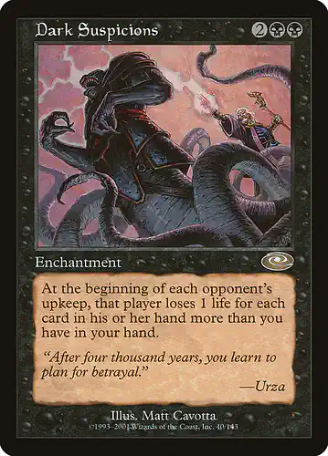 Dark Suspicions - pls Spoiler