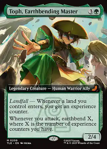 Toph, Earthbending Master - tle Spoiler