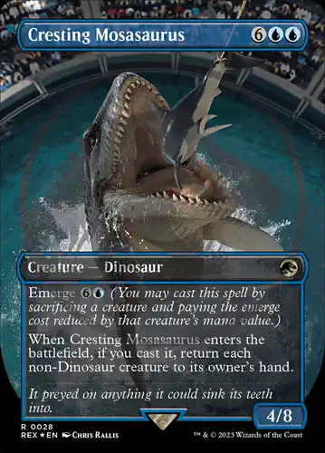 Cresting Mosasaurus - rex Spoiler