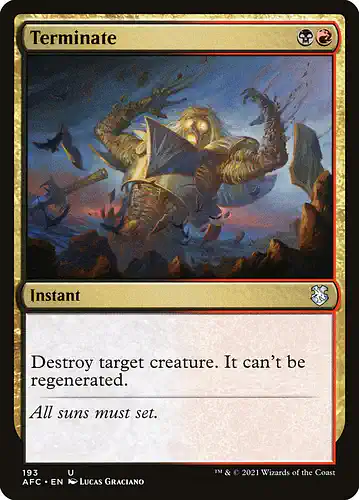 Terminate - afc Spoiler