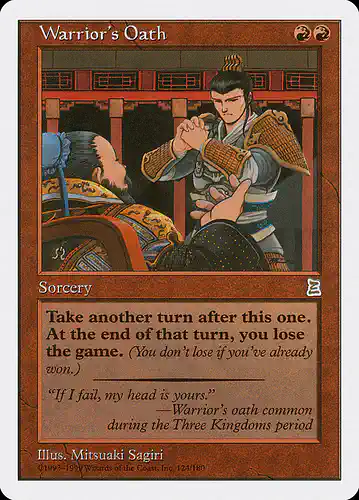 Warrior's Oath - ptk Spoiler