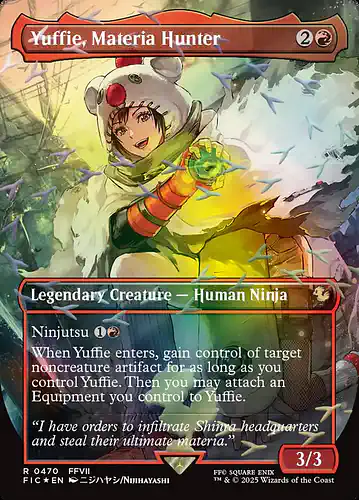 Yuffie, Materia Hunter - fic Spoiler
