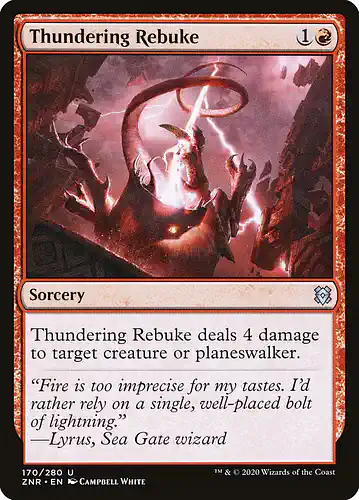 Thundering Rebuke - znr Spoiler