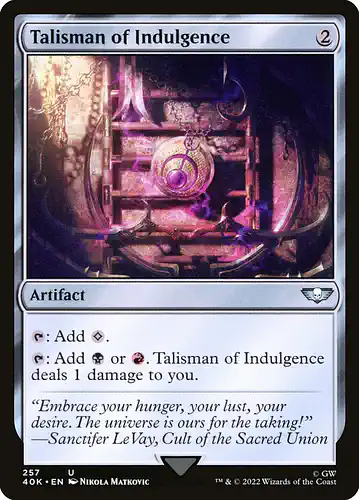 Talisman of Indulgence - 40k Spoiler