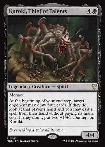 Kuroki, Thief of Talents - mbc Spoiler